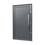 Miniatura: Porta Pivotante Alumínio Lambril C/Puxador Dir. Elite Cinza 240X150 Brimak
