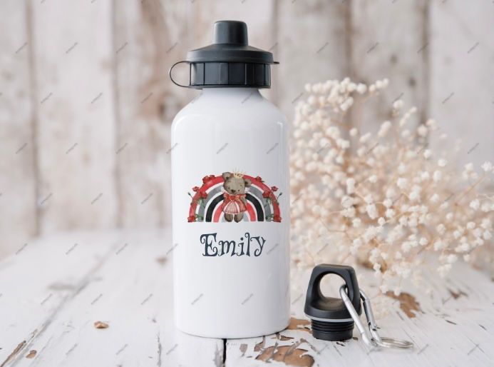 Thumbnail: Alice Themed Cute Bear Rainbow Bottle