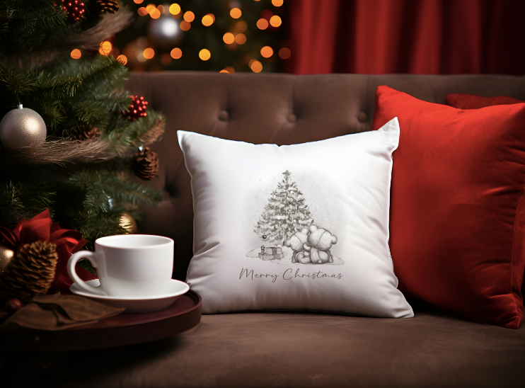 Thumbnail: Together Bears Christmas Cushion