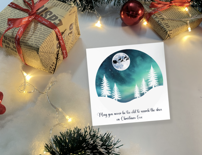 Thumbnail: Winter Scene Circle Card