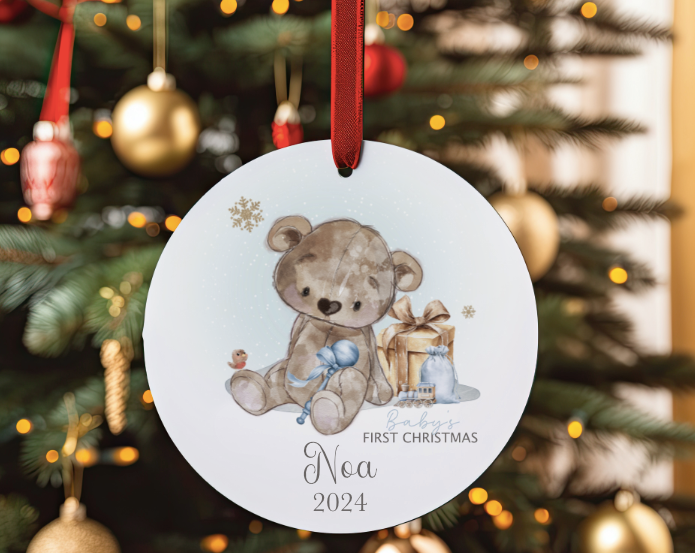 Thumbnail: Bear First Christmas Bauble
