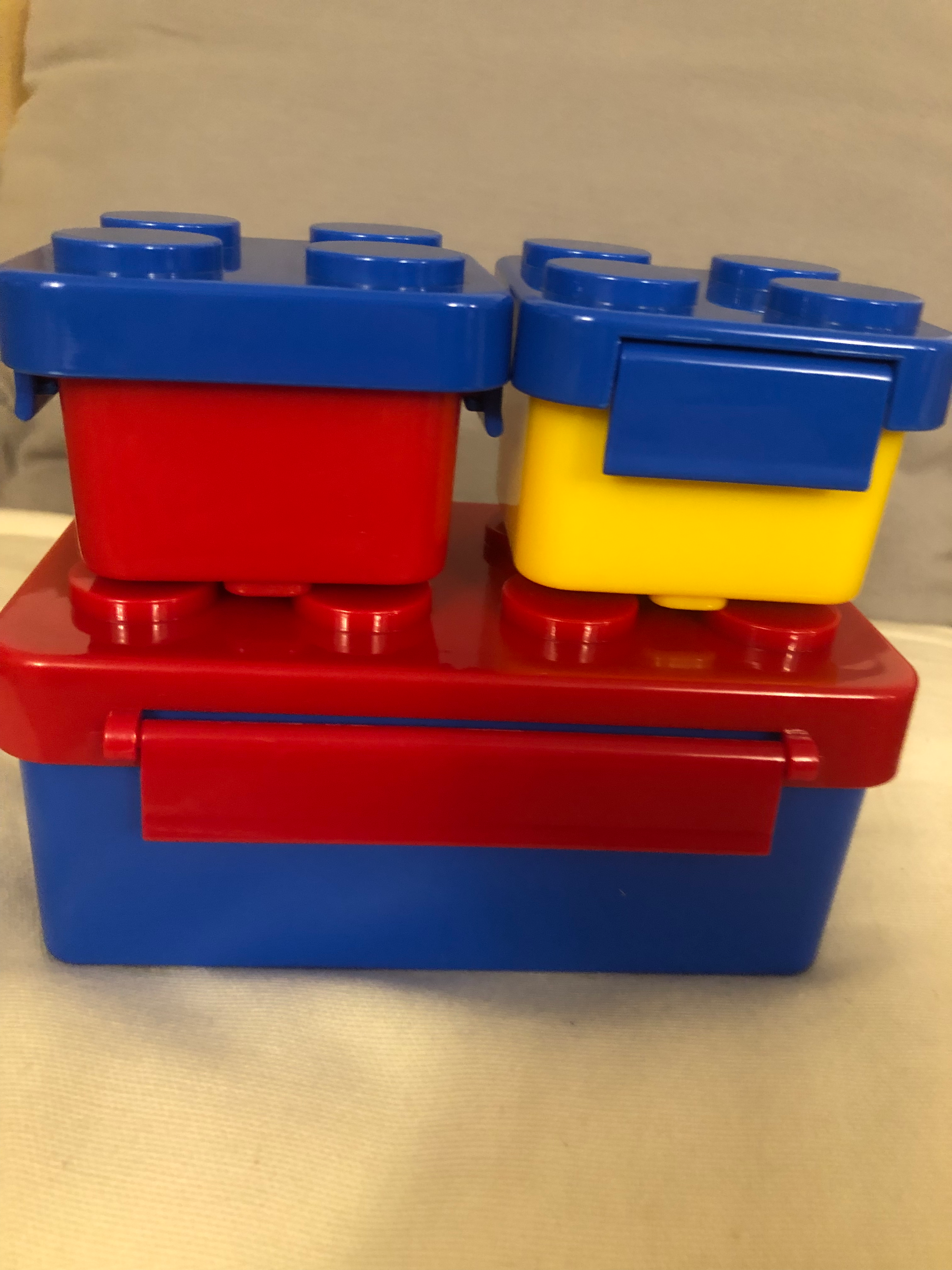 Building Block Lunch and Snack Boxes