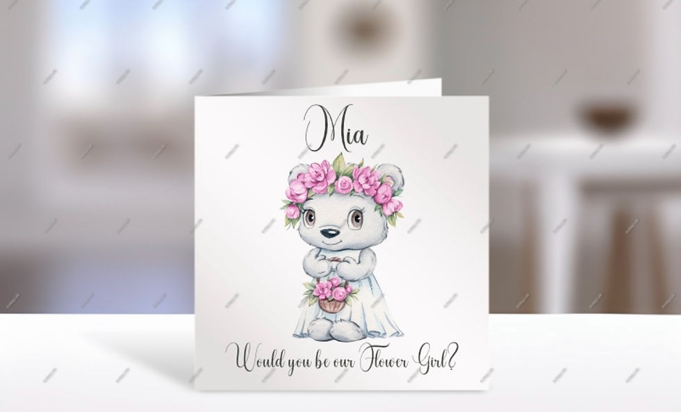 Thumbnail: Flower Girl Card