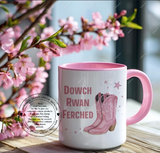 Thumbnail: Pink Cowboy Boots Mug