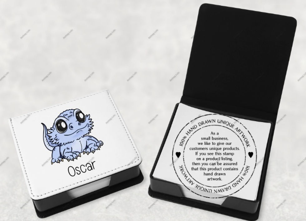 Thumbnail: Bearded Dragon Sticky Notes Holder
