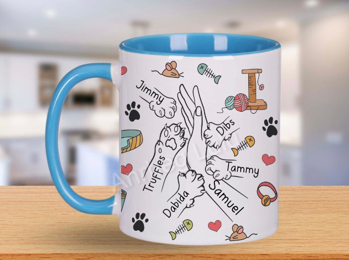 Thumbnail: Cat Dad Printed Mug