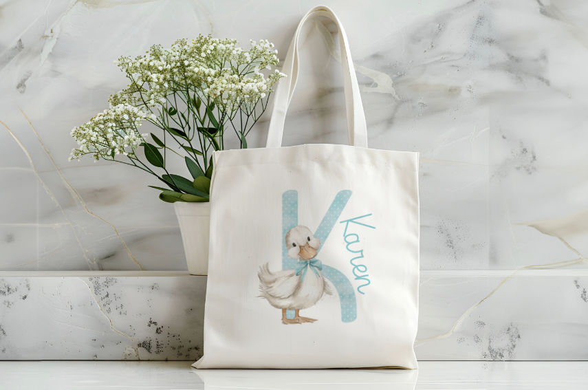 Thumbnail:  Goose Initial Tote Bag