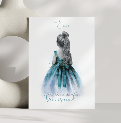 Bridesmaid Thank You Card