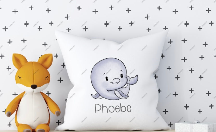 Thumbnail: Dolphin cushion