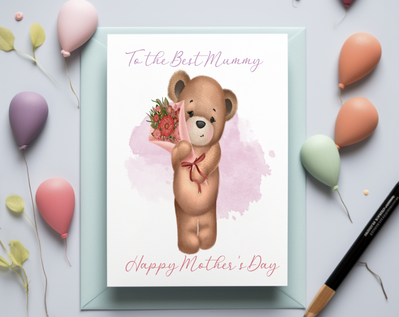 Thumbnail: Mother's Day Cute Bear Cards