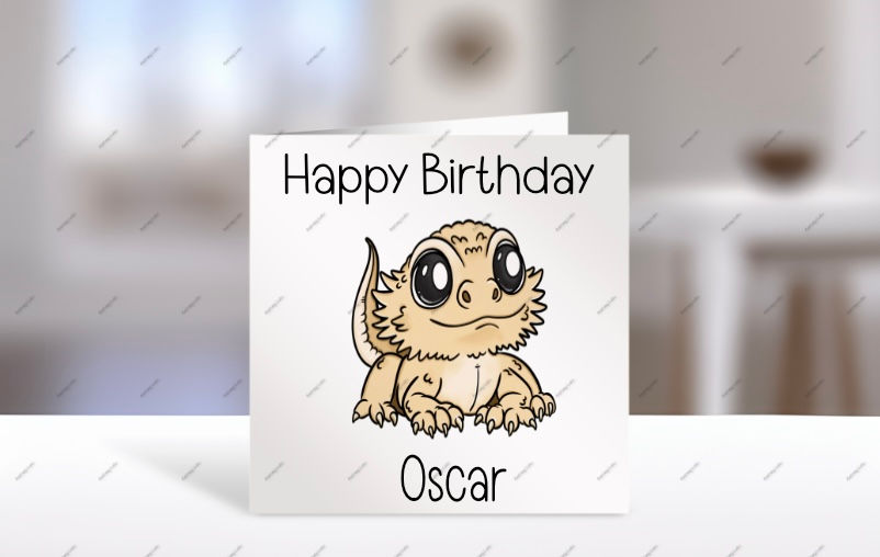 Thumbnail: Bearded Dragon Card