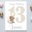 Thumbnail: Goldilocks Bear Card (Birthday, New Baby, Christening etc)