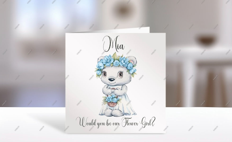 Thumbnail: Flower Girl Card