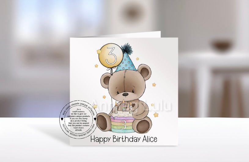Thumbnail: Birthday Bear Card