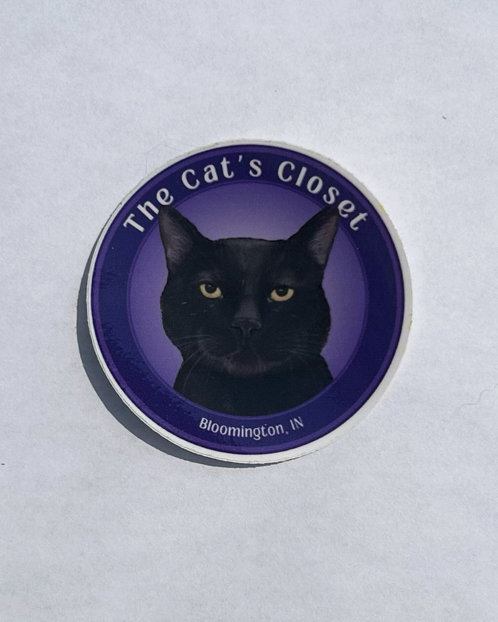 The Cat’s Closet Midnight Logo Sticker
