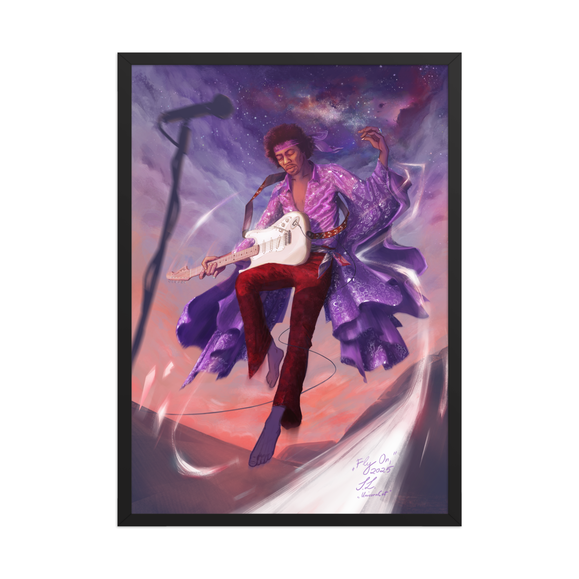 "Fly On," 2025 | Fine Art Print | unsigned | FRAMED