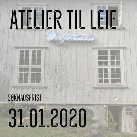 KUNSTNER SØKES TIL ATELIERFELLESSKAP