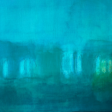 Jane Forte Under the Jetty Mixed Media 45 x 45cm UF $850.png