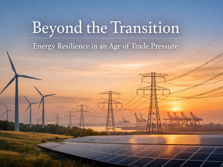 Beyond the Transition: How Sustainable Energy Became Strategic Infrastructure