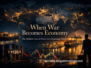 When War Becomes Economy