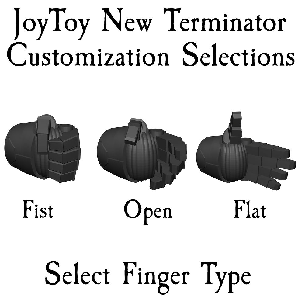 Thumbnail: Ultimate Fist Customizer (JoyToy New Terminator Scale)