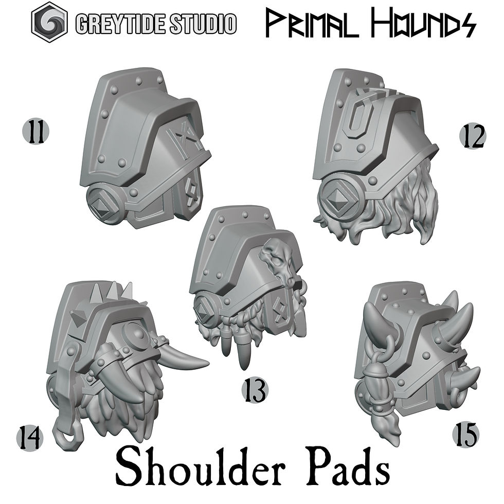 Thumbnail: Primal Hounds Shoulder Pads (JoyToy Scale)