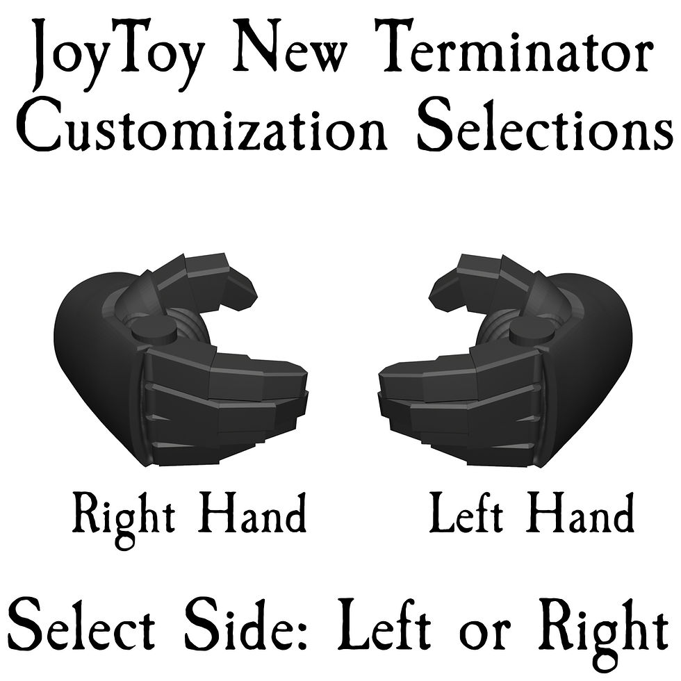 Thumbnail: Ultimate Fist Customizer (JoyToy New Terminator Scale)