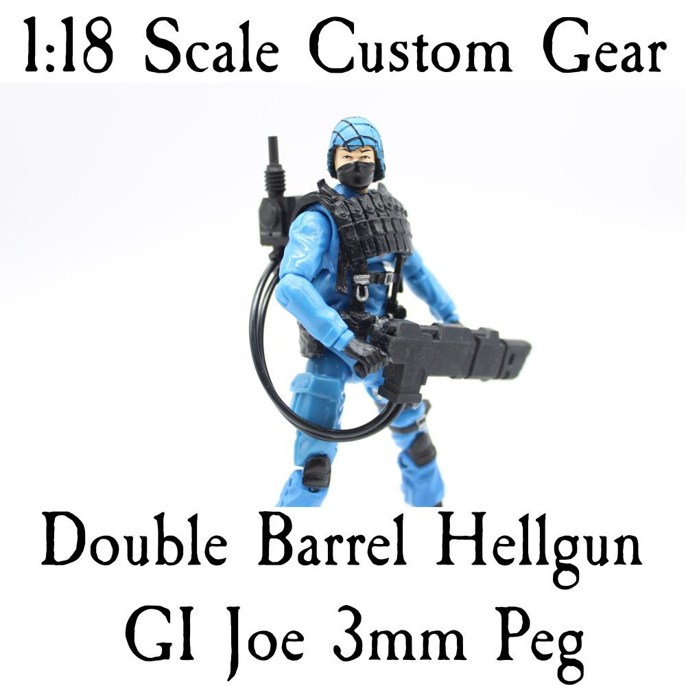 Double Barrel Hellgun 3mm Peg (JoyToy Scale)