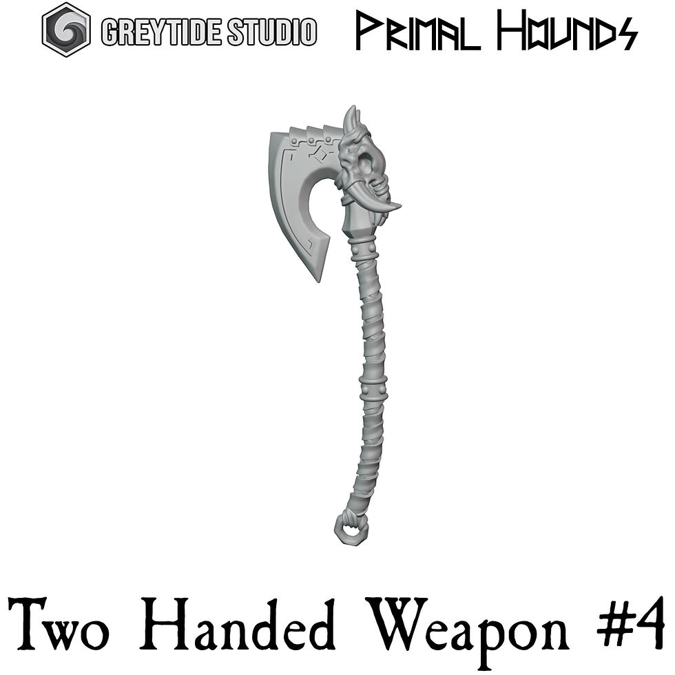 Thumbnail: Primal Hounds Two Handed Weapons (McFarlane Scale)