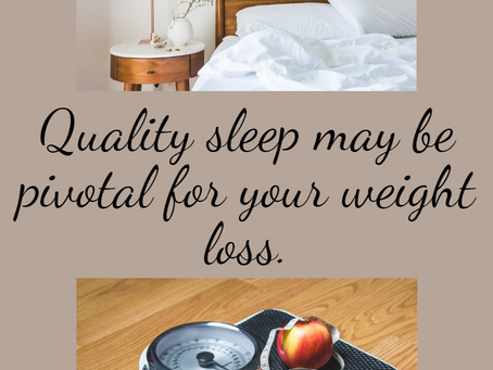 Quality Sleep may be pivotal for your weight loss - Group Talk - Wk Com 08/05/2023.