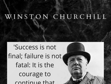 In the words of Winston Churchill - Group talk week commencing 14th February 2022.