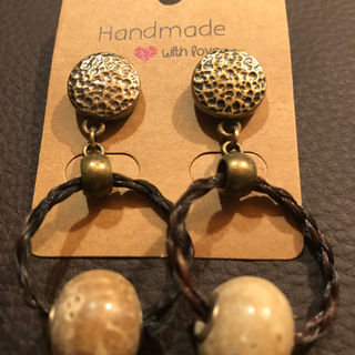 PENDIENTE DE CRIN DE CABALLO