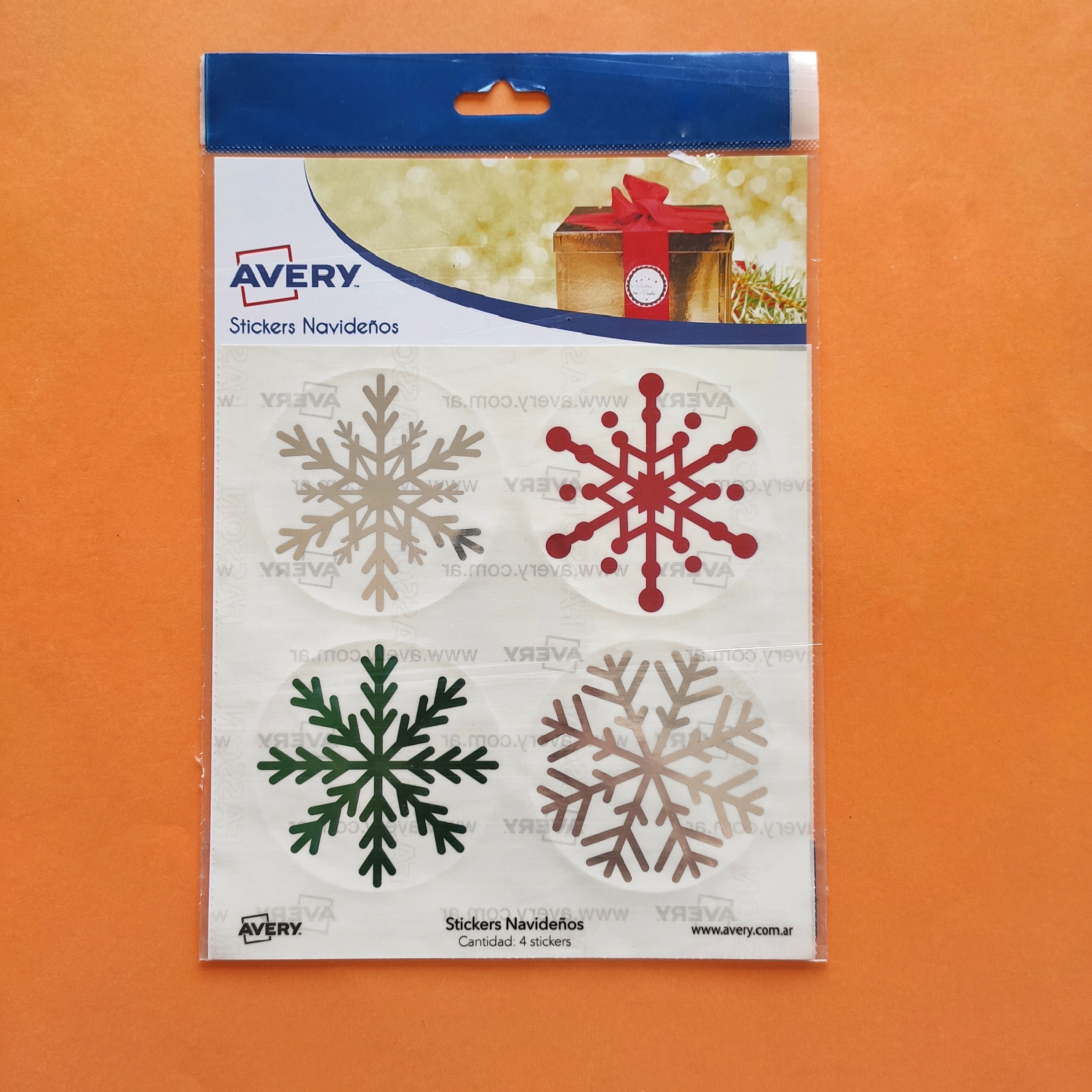 Sticker Vinilo Navidad ( Estrellas de nieve )
