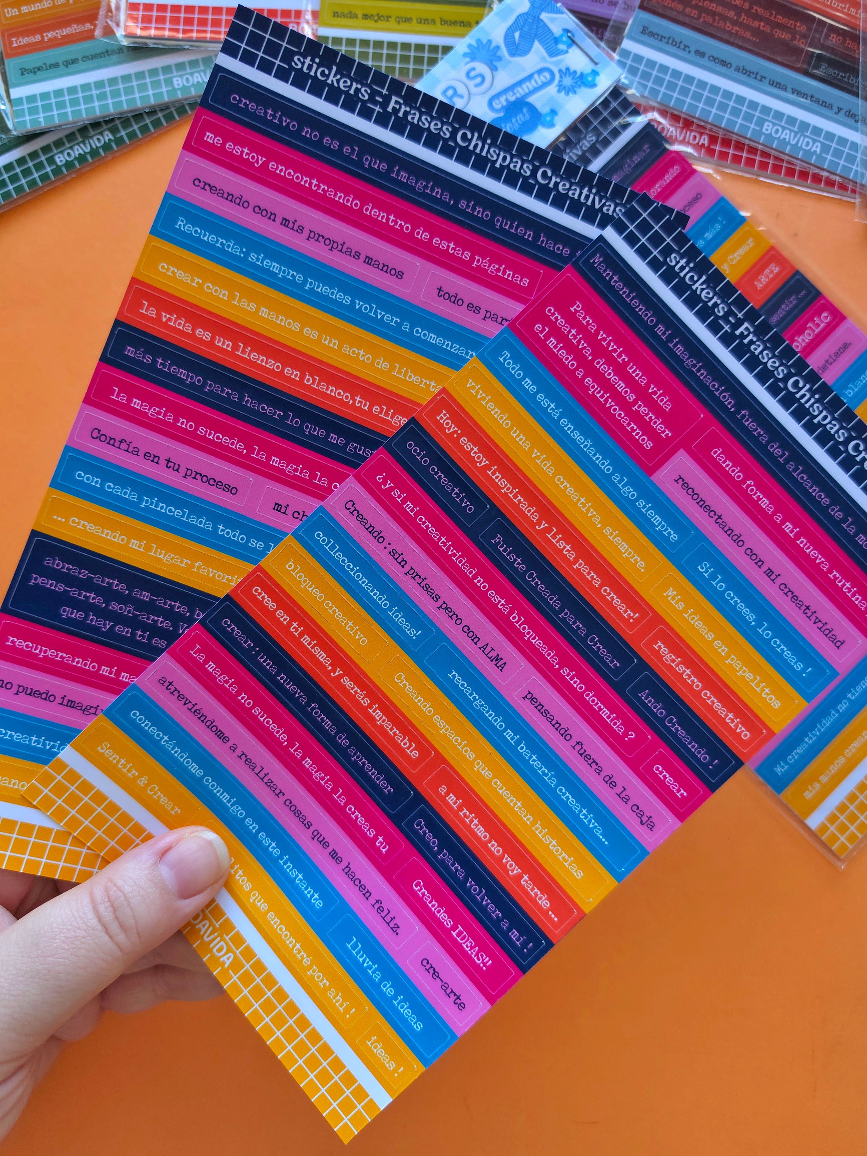 Sticker Frases -Chispas Creativas