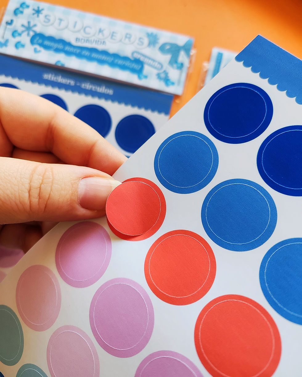 Miniatura: Sticker Círculos " Bluepink"