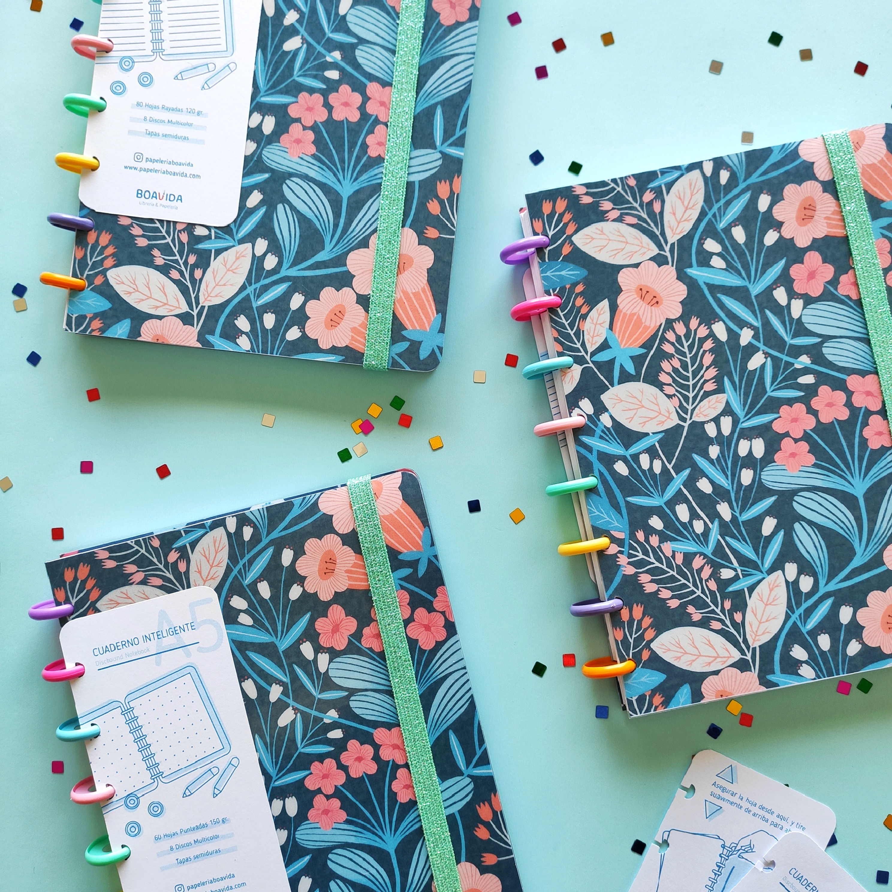 Cuaderno Inteligente Jardín de Flores A5