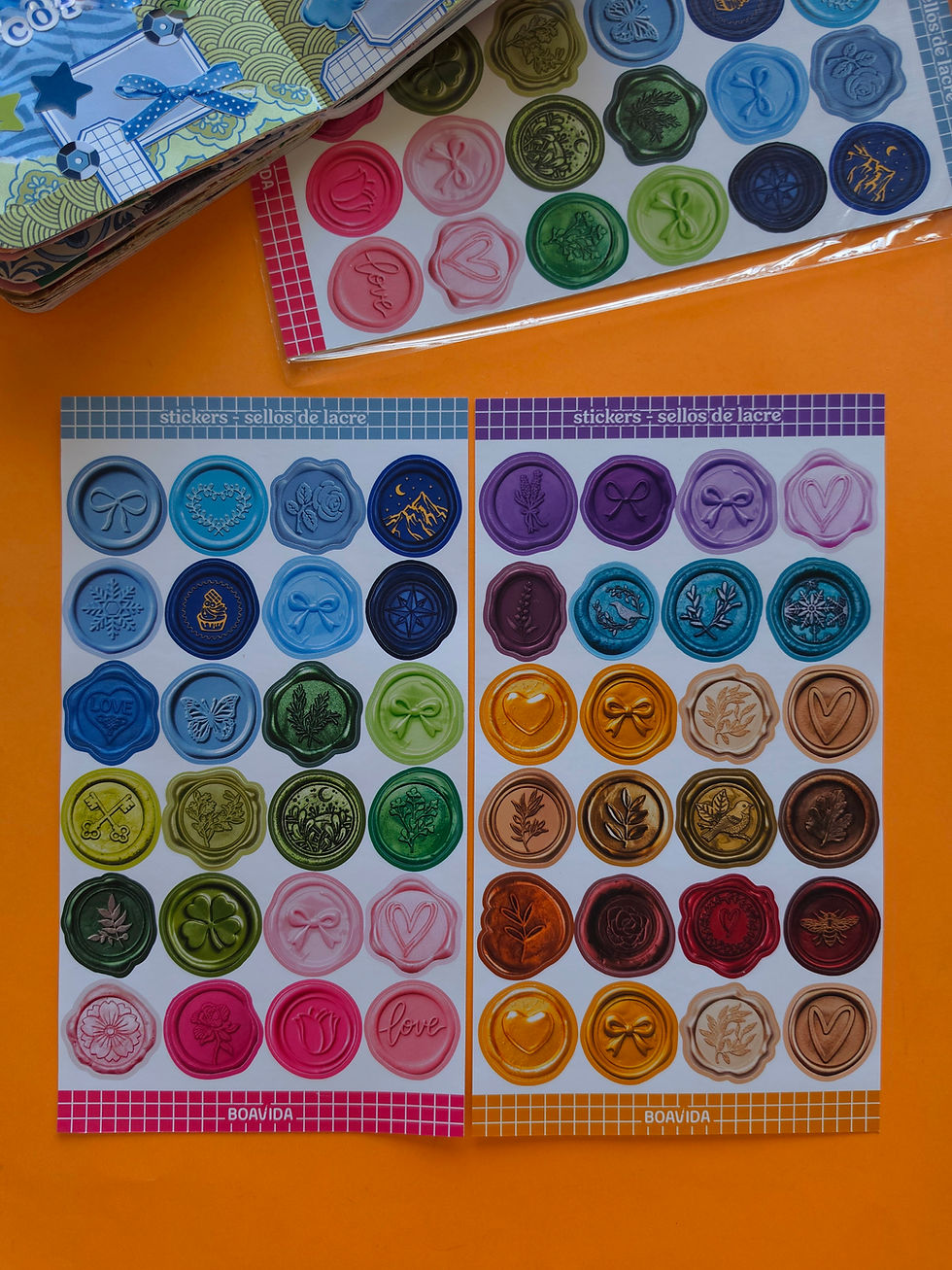 Miniatura: Sticker Frases - Sellos de Lacre