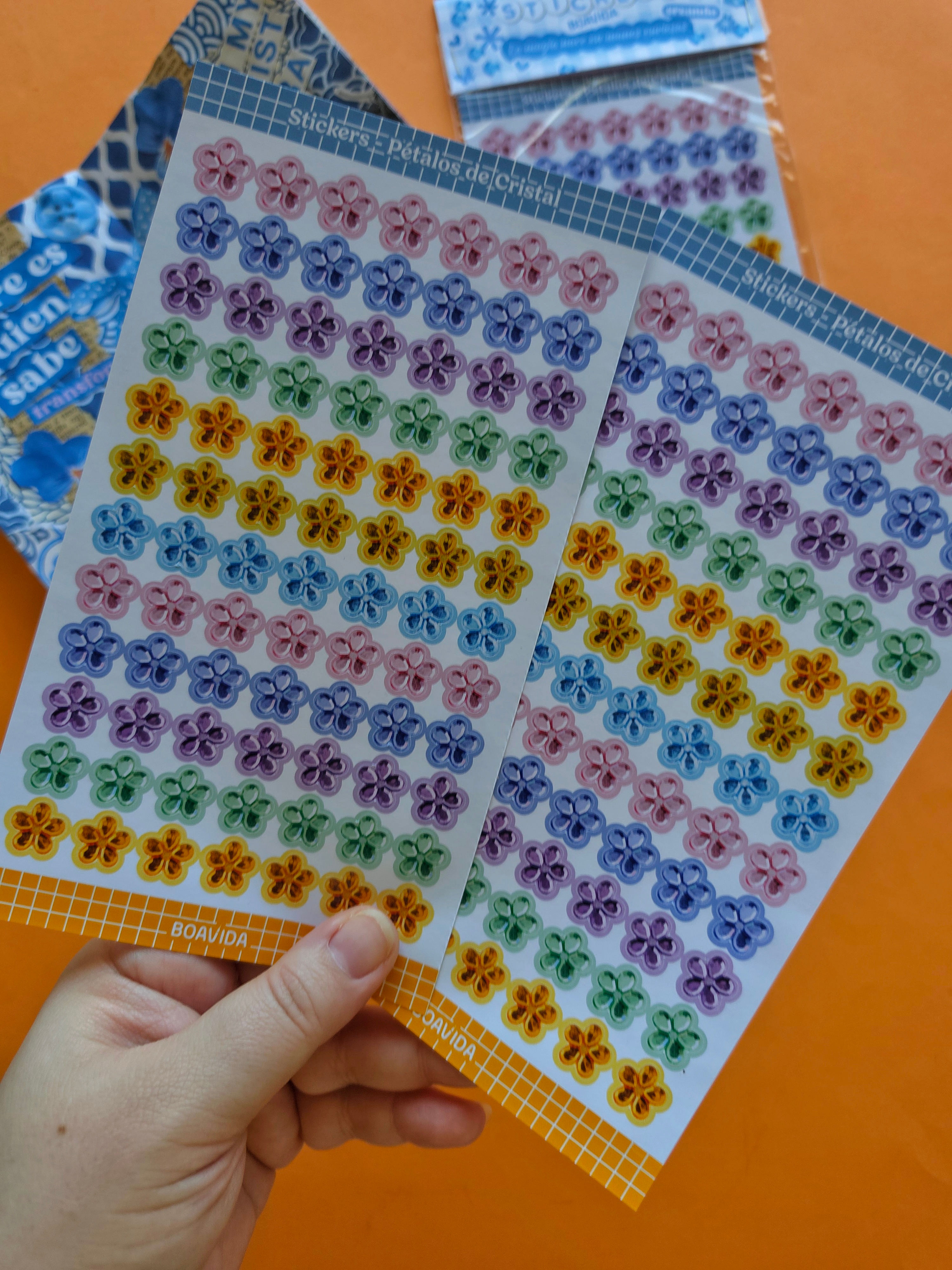 Sticker Petalos de cristal