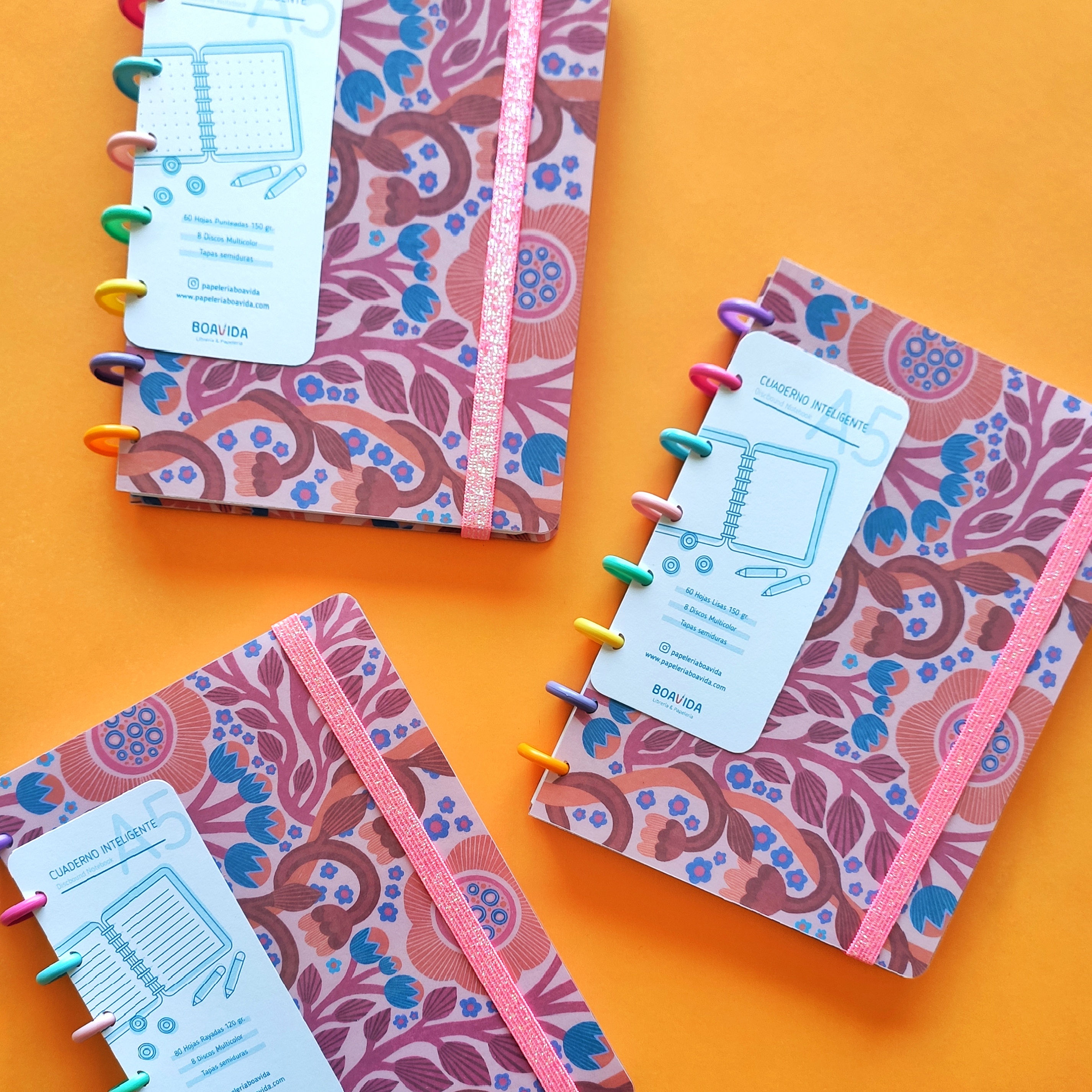 Cuaderno Inteligente Flores de la India A5