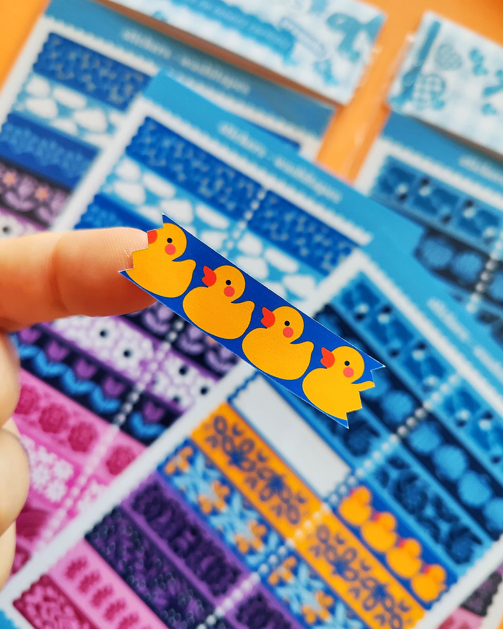 Miniatura: Sticker Washitape - Bruma serena