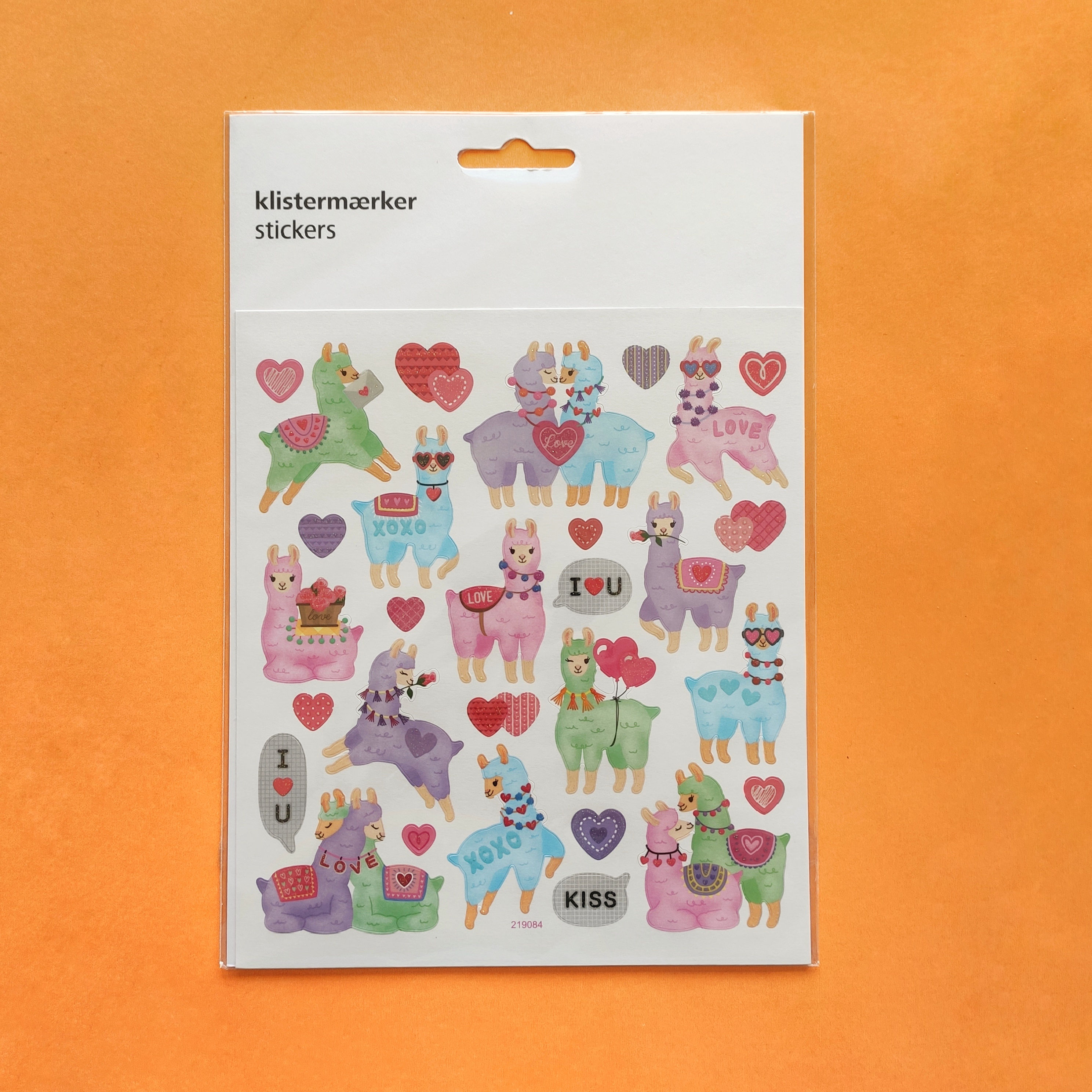 Stickers Llamas inlove