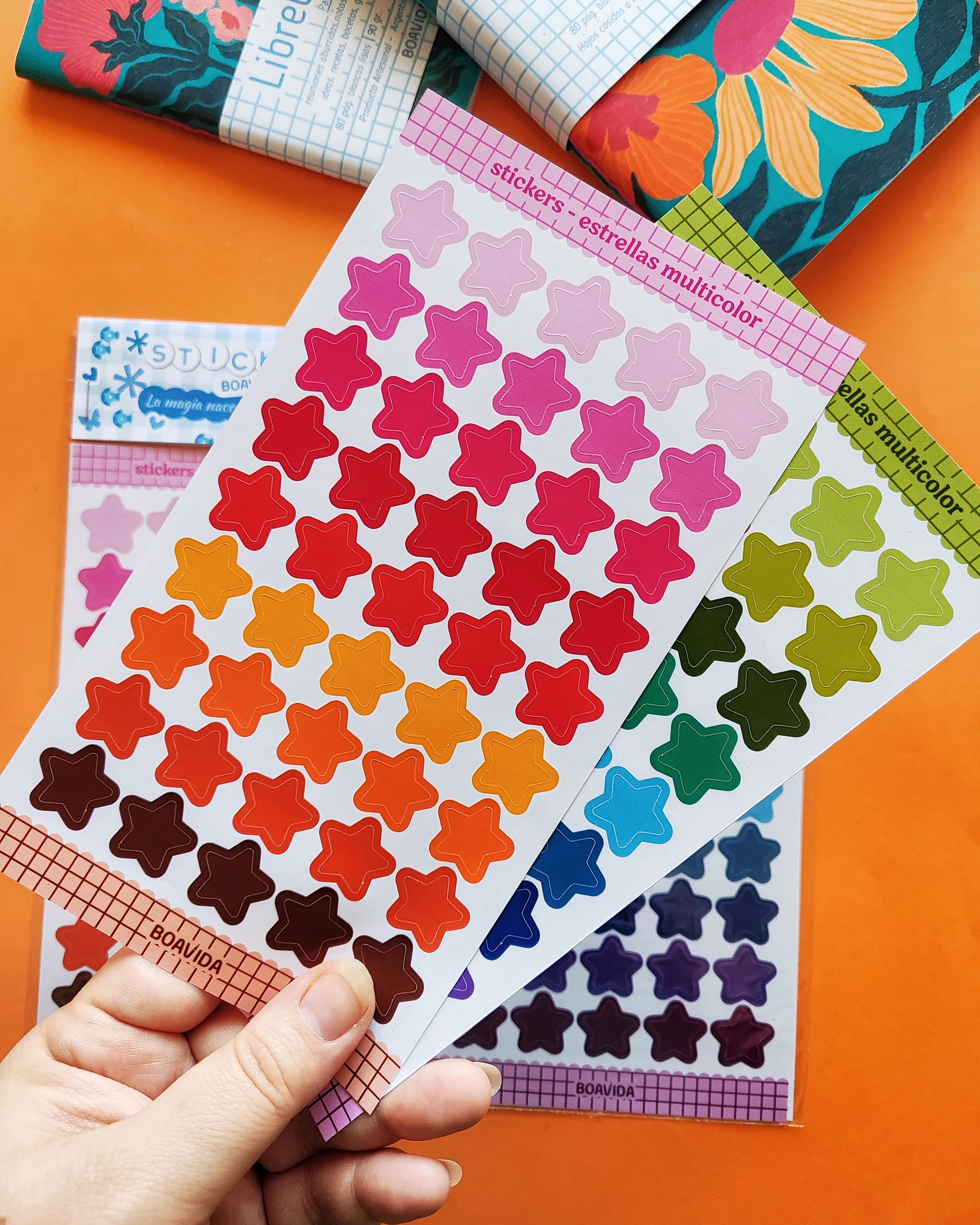 Sticker " Estrellas multicolor "