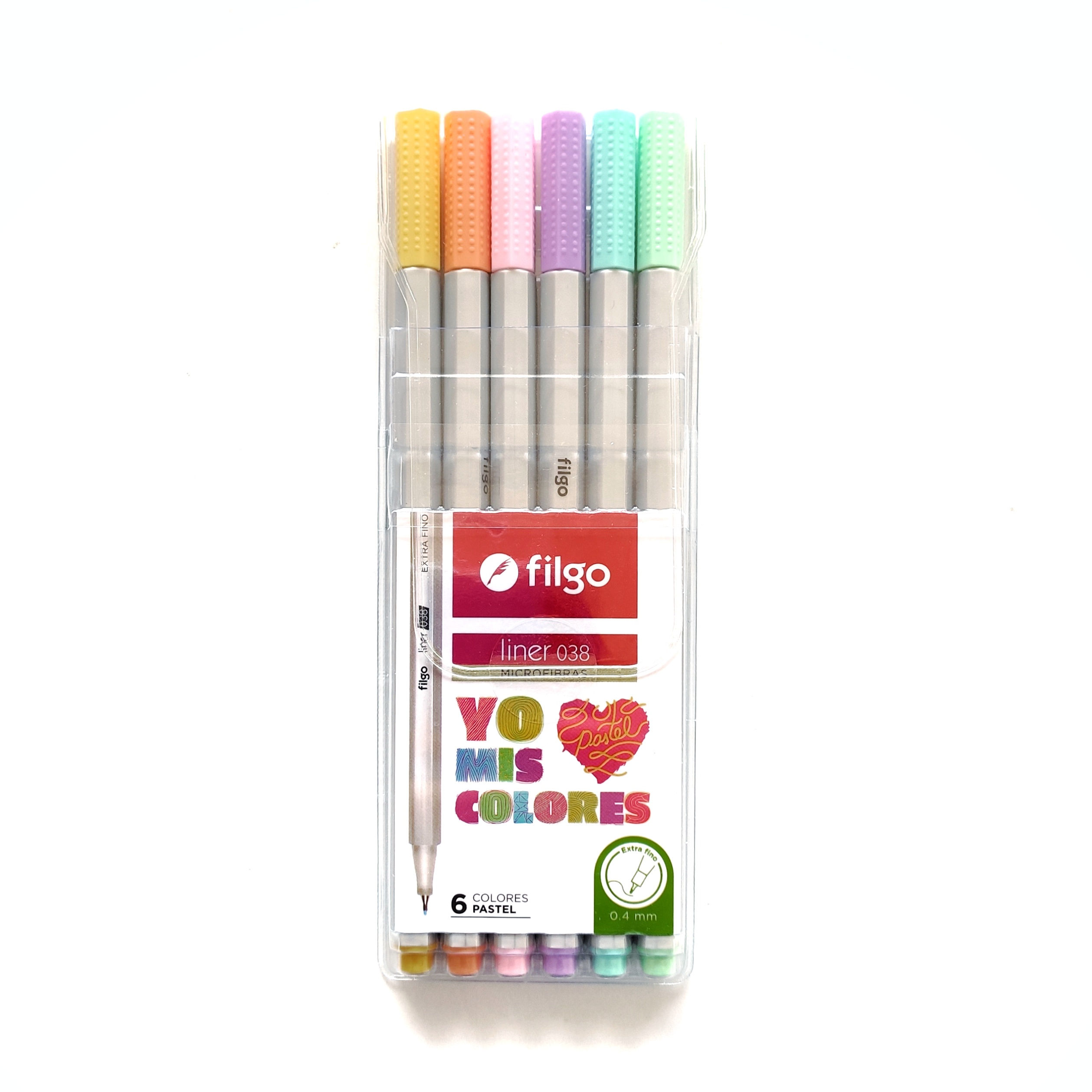 Microfibras Filgo color pastel 0.4 mm