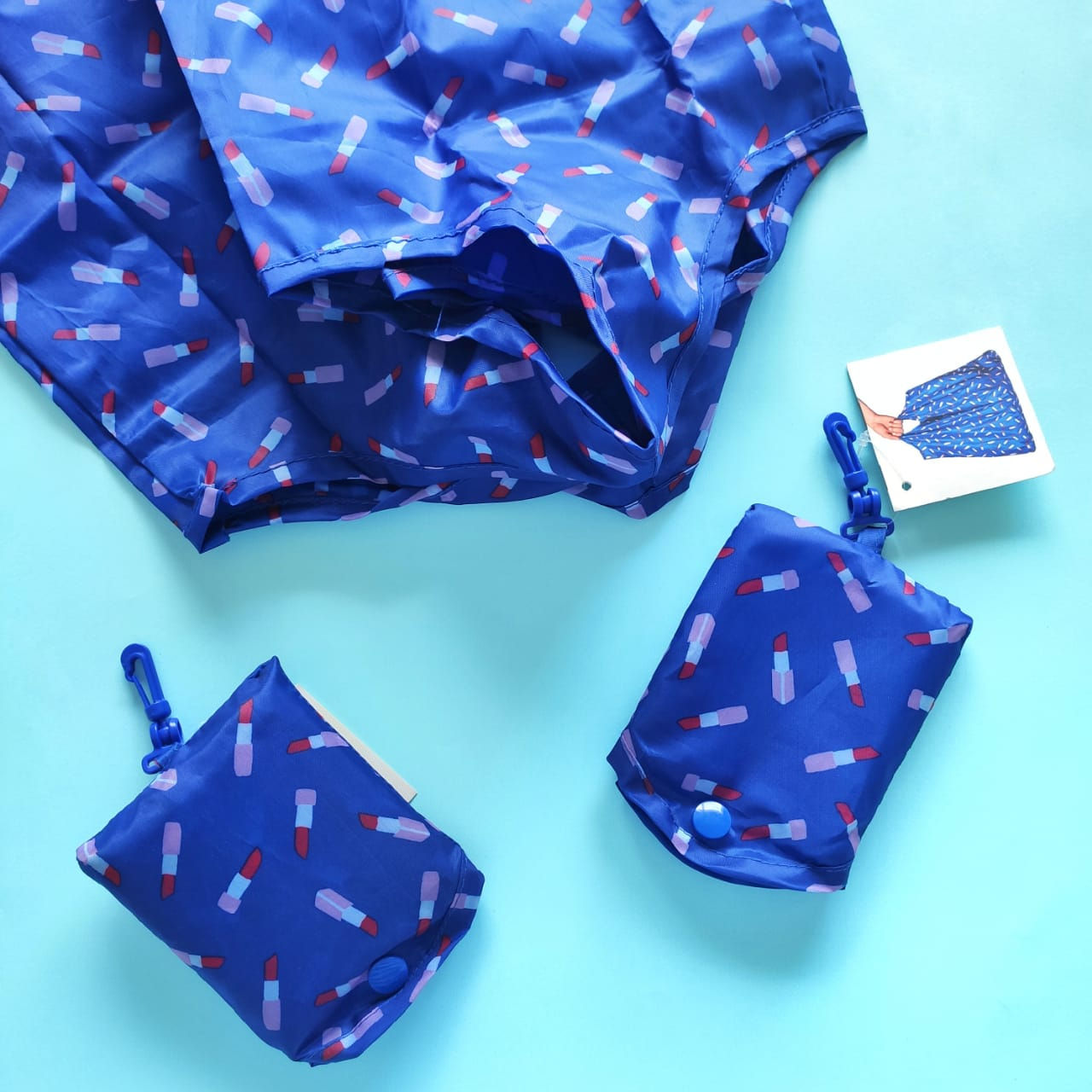 Bolsa Azul lápiz labial