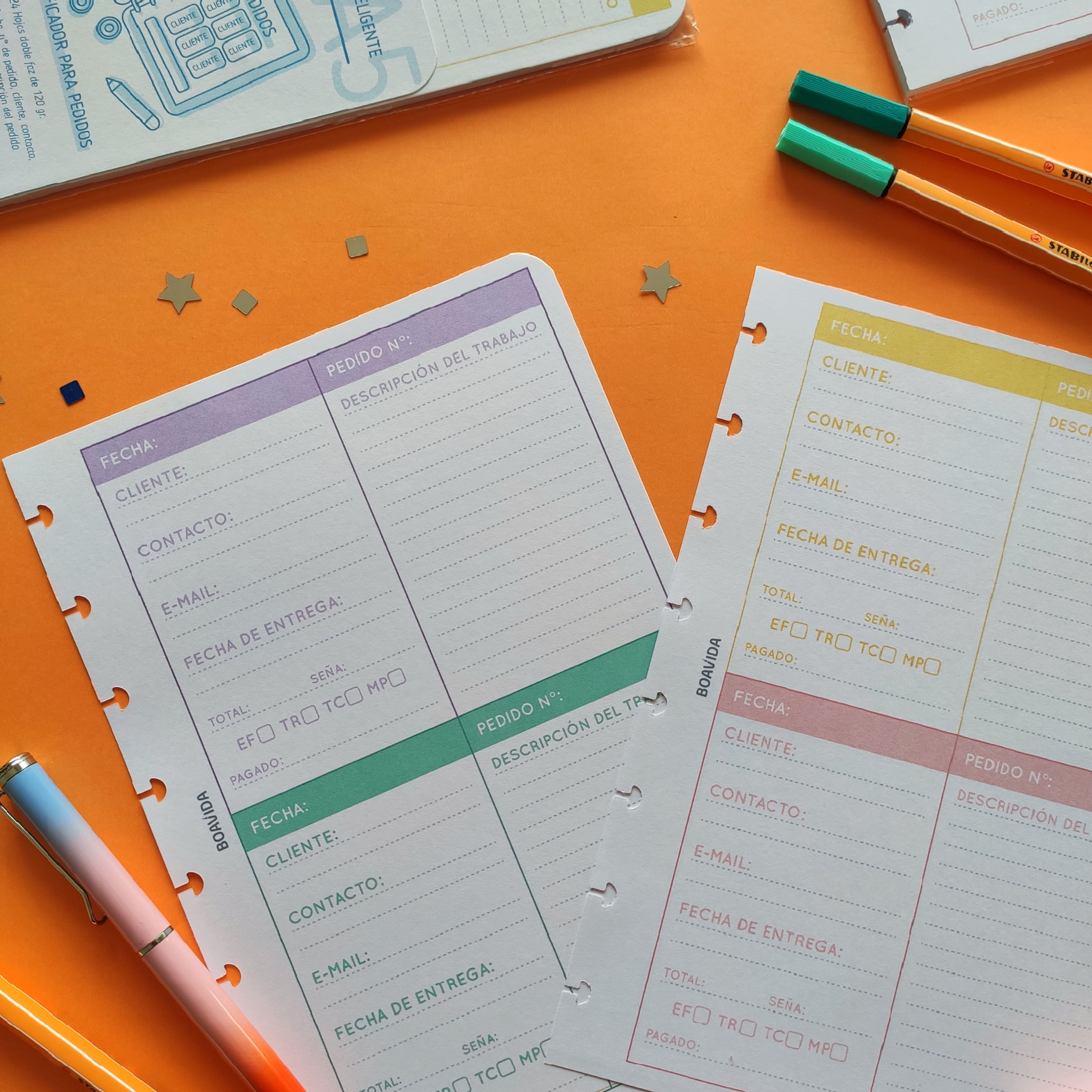 Planner  Registro de Pedidos A5