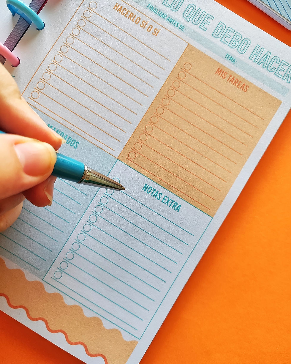 Miniatura: Planner A5 "Lista: lo que debo hacer"