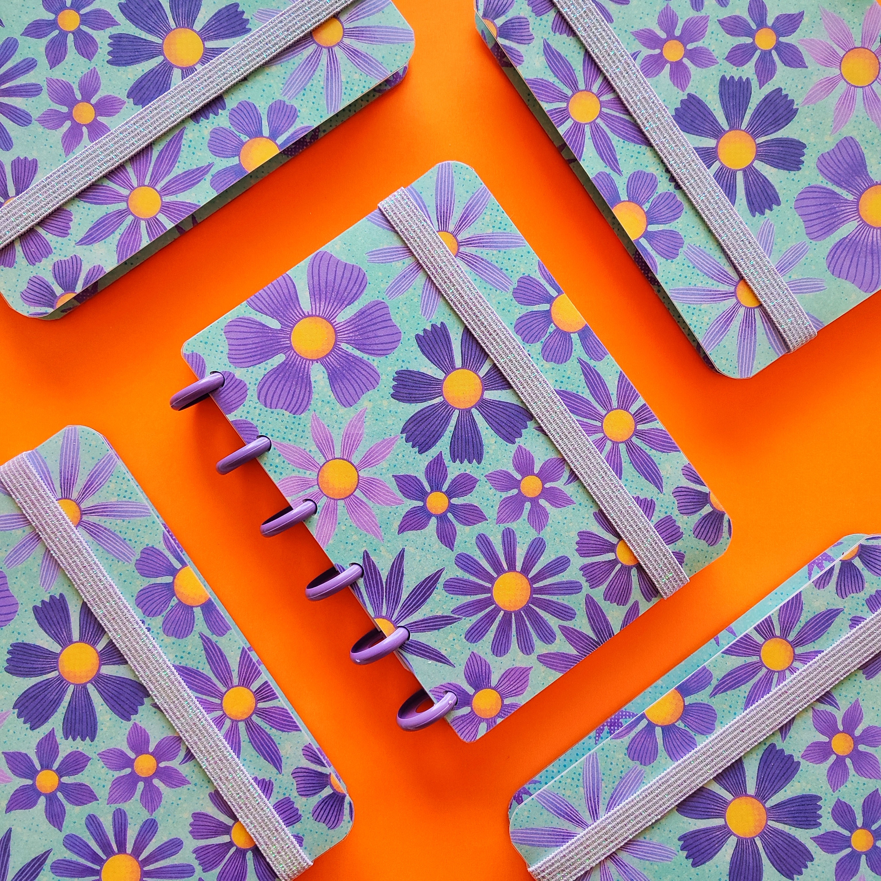 Cuaderno Inteligente A6 - (10,5 x 15  cm) Jardín de Violetas