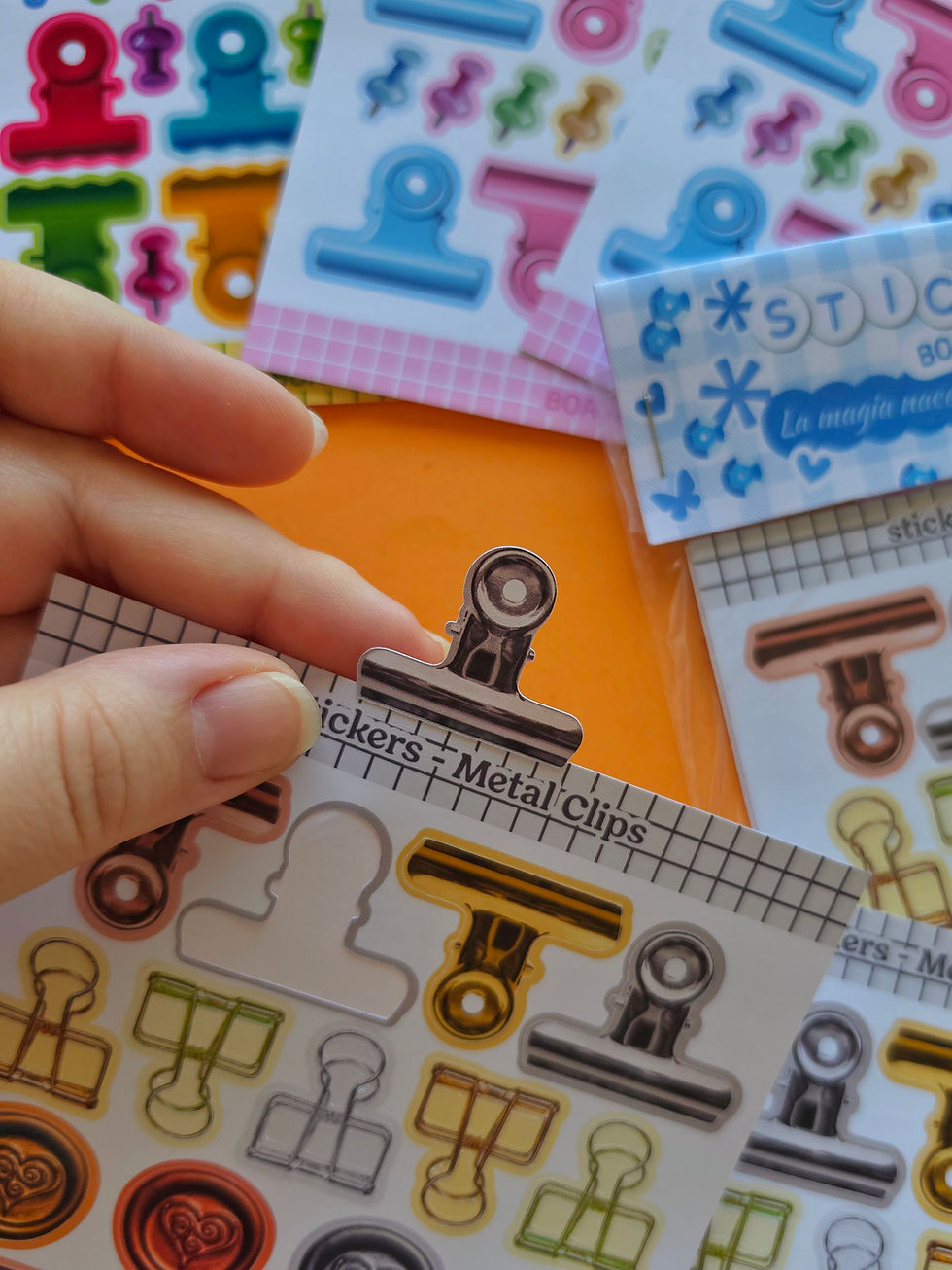 Miniatura: Sticker  - Metal Clips