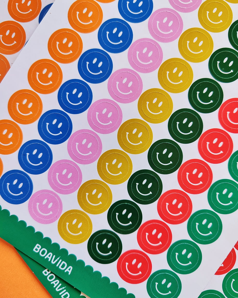 Miniatura: Sticker Círculos " Smile "