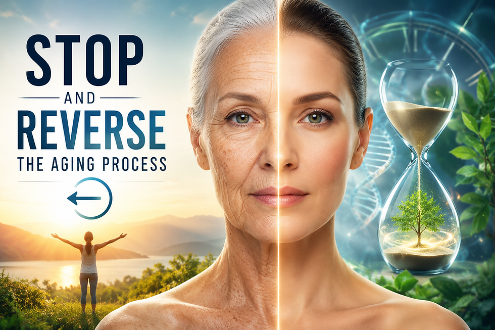 Stop and Reverse the Aging Process: What You Can Do Today